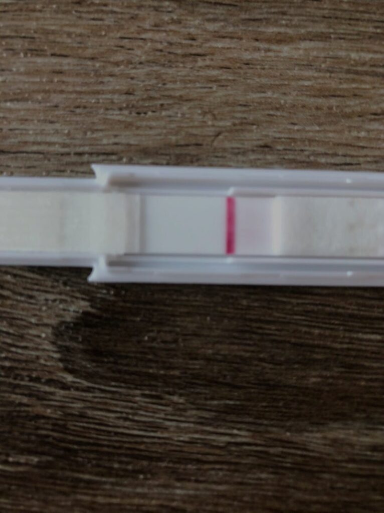 高温期8日目のフライング検査陽性